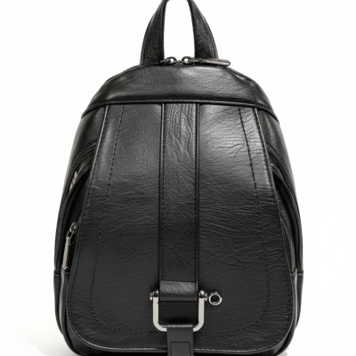 کوله‌پشتی زنانه چرمی مدل باکس‌فورم