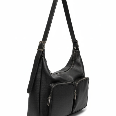 کیف شانه‌ای زنانه چرمی مدل دوتاکت