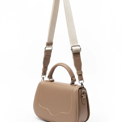 کیف شانه‌ای زنانه چرمی مدل فلیپ‌لاین